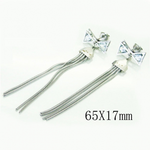 BC Wholesale Earrings Jewelry Stainless Steel 316L Earrings NO.#BC26E0437NS