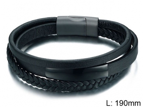 BC Jewelry Wholesale Bracelet Good Quality Fashion Leather Bracelet NO.#SJ11B176
