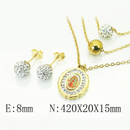 BC Wholesale Fashion Jewelry Sets Stainless Steel 316L Jewelry Sets NO.#BC12S1141PD
