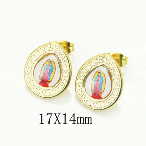 BC Wholesale Earrings Jewelry Stainless Steel 316L Earrings NO.#BC12E0176KL