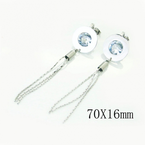 BC Wholesale Earrings Jewelry Stainless Steel 316L Earrings NO.#BC26E0430NW