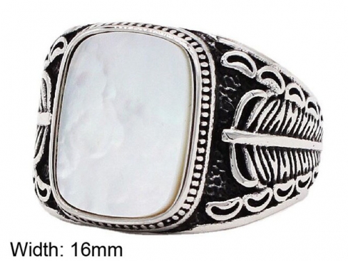 BC Wholesale Rings Jewelry Stainless Steel 316L Popular Rings NO.#SJ15R1024