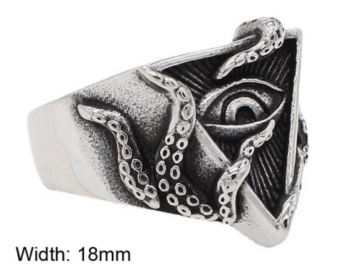 BC Wholesale Rings Jewelry Stainless Steel 316L Popular Rings NO.#SJ15R0897