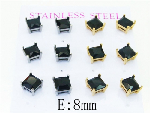 BC Wholesale Earrings Jewelry Stainless Steel 316L Earrings NO.#BC59E0980ILL