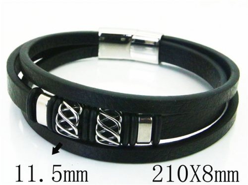 BC Jewelry Wholesale Bracelet Good Quality Fashion Leather Bracelet NO.#BC23B0121HLR