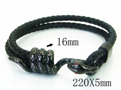 BC Jewelry Wholesale Bracelet Good Quality Fashion Leather Bracelet NO.#BC23B0129HNW