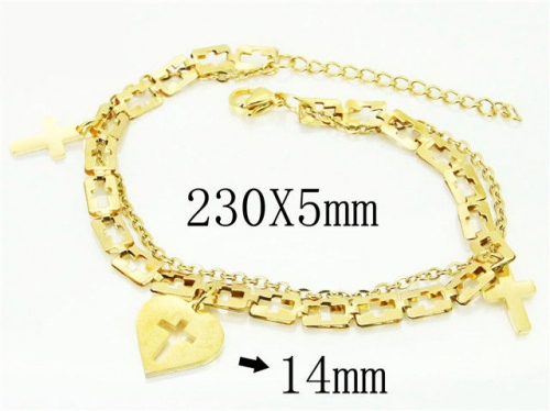 BC Wholesale Bracelets Jewelry Stainless Steel 316L Bracelets NO.#BC66B0040PLC