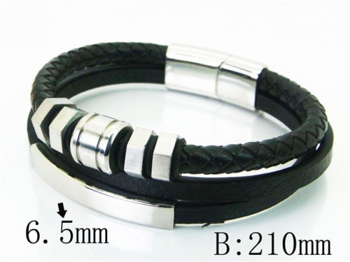 BC Jewelry Wholesale Bracelet Good Quality Fashion Leather Bracelet NO.#BC23B0119HLA
