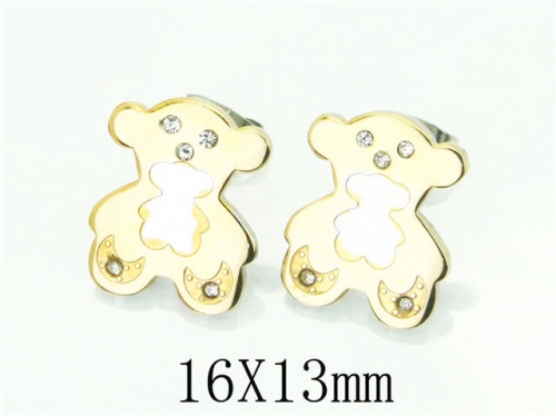 BC Wholesale Earrings Jewelry Stainless Steel 316L Earrings NO.#BC52E0054OV