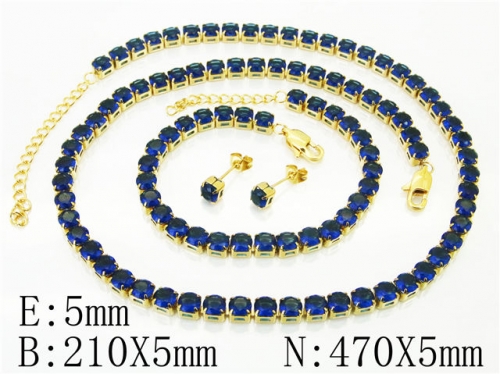 BC Wholesale Fashion Jewelry Sets Stainless Steel 316L Jewelry Sets NO.#BC59S0148JOX