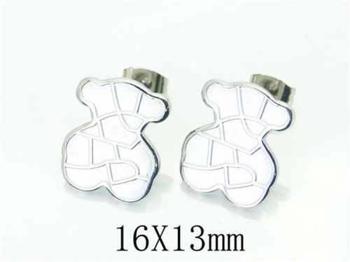 BC Wholesale Earrings Jewelry Stainless Steel 316L Earrings NO.#BC52E0053NB