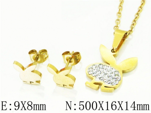 BC Wholesale Fashion Jewelry Sets Stainless Steel 316L Jewelry Sets NO.#BC56S0007ND
