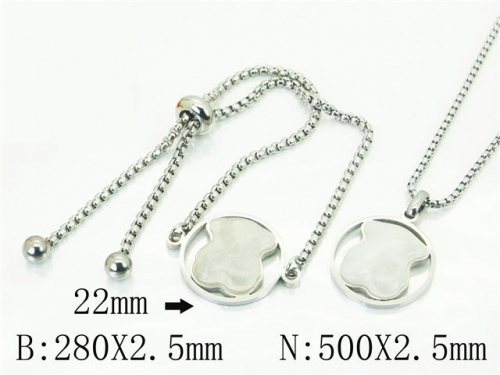 BC Wholesale Fashion Jewelry Sets Stainless Steel 316L Jewelry Sets NO.#BC62S0319HOD