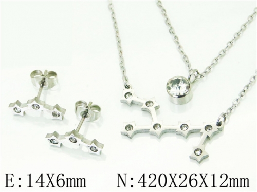 BC Wholesale Fashion Jewelry Sets Stainless Steel 316L Jewelry Sets NO.#BC12S1171MLX