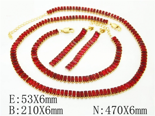 BC Wholesale Fashion Jewelry Sets Stainless Steel 316L Jewelry Sets NO.#BC59S0141KOE