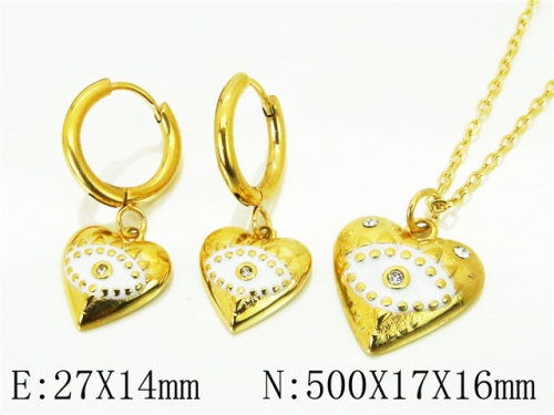 BC Wholesale Fashion Jewelry Sets Stainless Steel 316L Jewelry Sets NO.#BC06S1089IKD