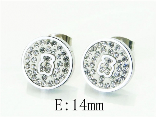 BC Wholesale Earrings Jewelry Stainless Steel 316L Earrings NO.#BC52E0055HHC