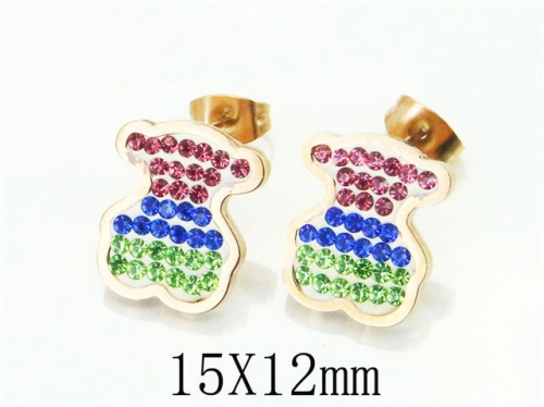 BC Wholesale Earrings Jewelry Stainless Steel 316L Earrings NO.#BC52E0052PS