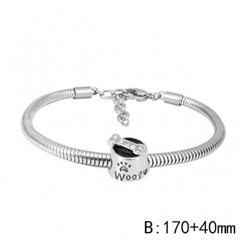 BC Wholesale Fashion DIY Bracelet Stainless Steel 316L Bracelet NO.#SF4BPC095