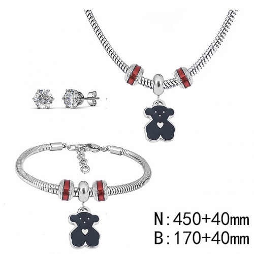 BC Wholesale Fashion DIY Jewelry Sets Stainless Steel 316L Jewelry Set NO.#SF4SPS061