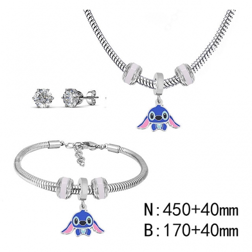 BC Wholesale Fashion DIY Jewelry Sets Stainless Steel 316L Jewelry Set NO.#SF4SPDGS126