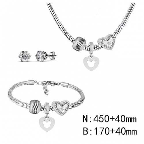 BC Wholesale Fashion DIY Jewelry Sets Stainless Steel 316L Jewelry Set NO.#SF4SPDGS138
