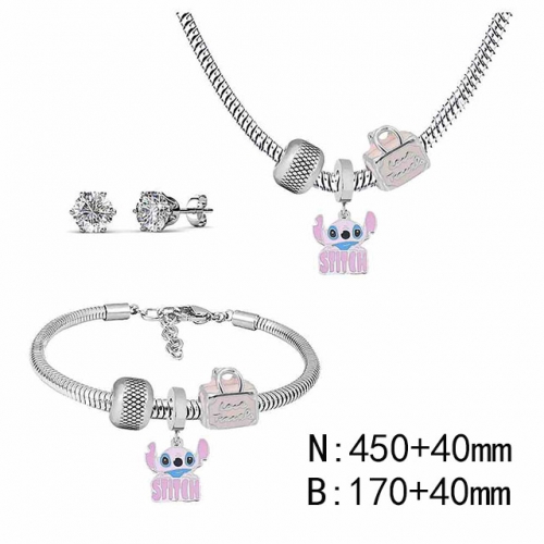 BC Wholesale Fashion DIY Jewelry Sets Stainless Steel 316L Jewelry Set NO.#SF4SPDGS130