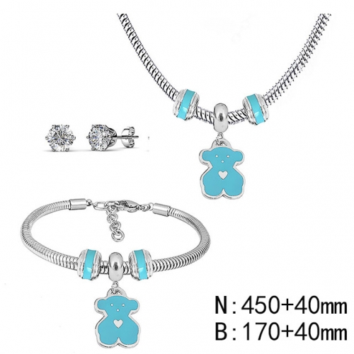 BC Wholesale Fashion DIY Jewelry Sets Stainless Steel 316L Jewelry Set NO.#SF4SPS060