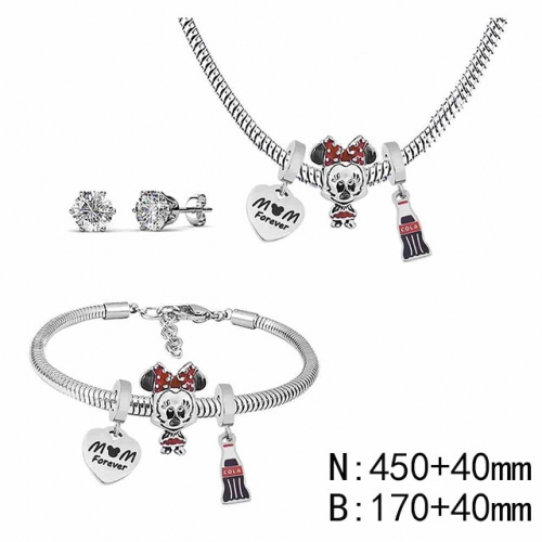 BC Wholesale Fashion DIY Jewelry Sets Stainless Steel 316L Jewelry Set NO.#SF4SPDGS071