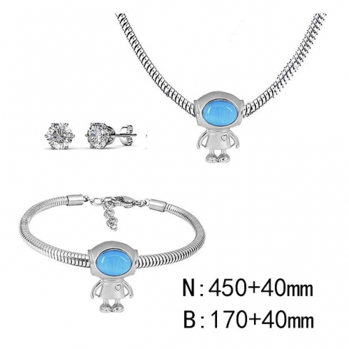 BC Wholesale Fashion DIY Jewelry Sets Stainless Steel 316L Jewelry Set NO.#SF4SPDGS056