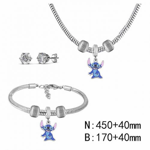 BC Wholesale Fashion DIY Jewelry Sets Stainless Steel 316L Jewelry Set NO.#SF4SPDGS125