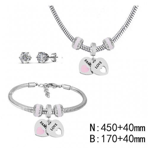 BC Wholesale Fashion DIY Jewelry Sets Stainless Steel 316L Jewelry Set NO.#SF4SPS129