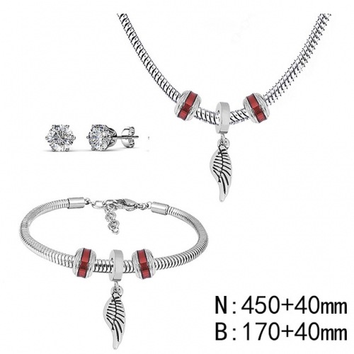 BC Wholesale Fashion DIY Jewelry Sets Stainless Steel 316L Jewelry Set NO.#SF4SPS138