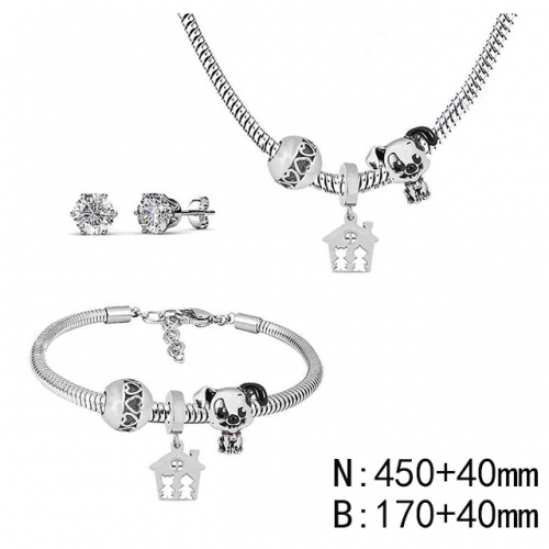 BC Wholesale Fashion DIY Jewelry Sets Stainless Steel 316L Jewelry Set NO.#SF4SPDGS080