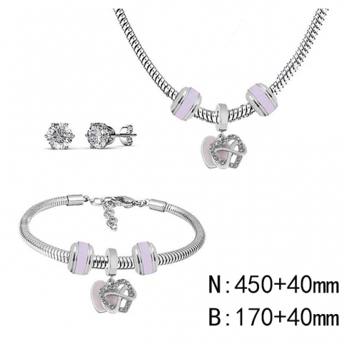 BC Wholesale Fashion DIY Jewelry Sets Stainless Steel 316L Jewelry Set NO.#SF4SPDGS104