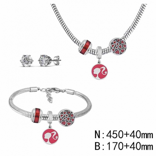 BC Wholesale Fashion DIY Jewelry Sets Stainless Steel 316L Jewelry Set NO.#SF4SPDGS077