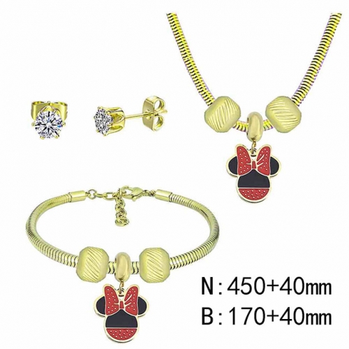 BC Wholesale Fashion DIY Jewelry Sets Stainless Steel 316L Jewelry Set NO.#SF4SPDGS212