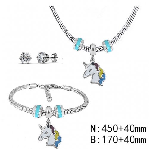BC Wholesale Fashion DIY Jewelry Sets Stainless Steel 316L Jewelry Set NO.#SF4SPS065