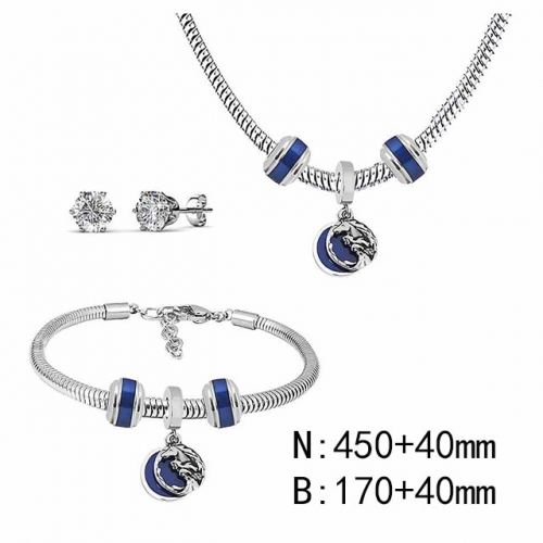 BC Wholesale Fashion DIY Jewelry Sets Stainless Steel 316L Jewelry Set NO.#SF4SPDGS100