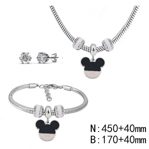 BC Wholesale Fashion DIY Jewelry Sets Stainless Steel 316L Jewelry Set NO.#SF4SPS003