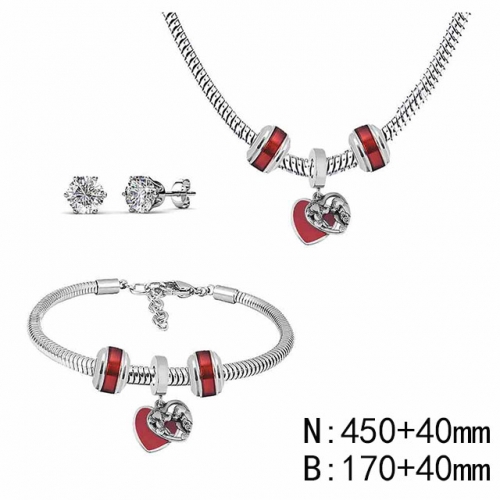 BC Wholesale Fashion DIY Jewelry Sets Stainless Steel 316L Jewelry Set NO.#SF4SPDGS096