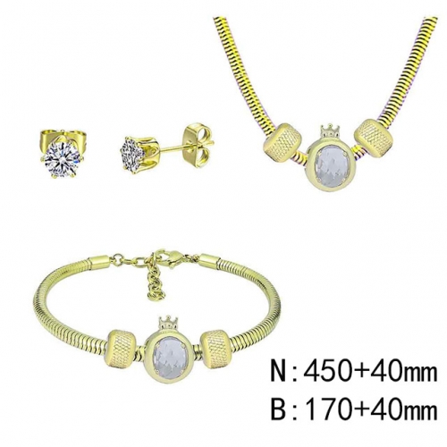 BC Wholesale Fashion DIY Jewelry Sets Stainless Steel 316L Jewelry Set NO.#SF4SPDGS216