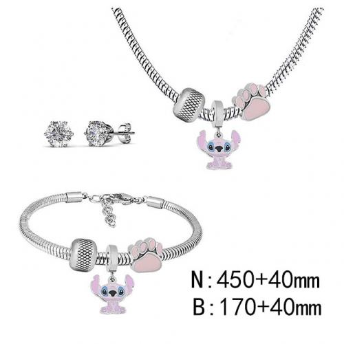 BC Wholesale Fashion DIY Jewelry Sets Stainless Steel 316L Jewelry Set NO.#SF4SPDGS131