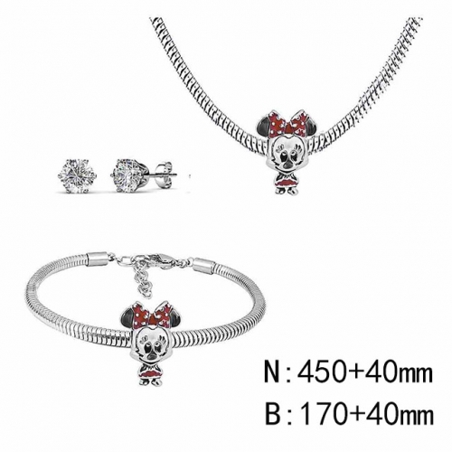BC Wholesale Fashion DIY Jewelry Sets Stainless Steel 316L Jewelry Set NO.#SF4SPDGS046