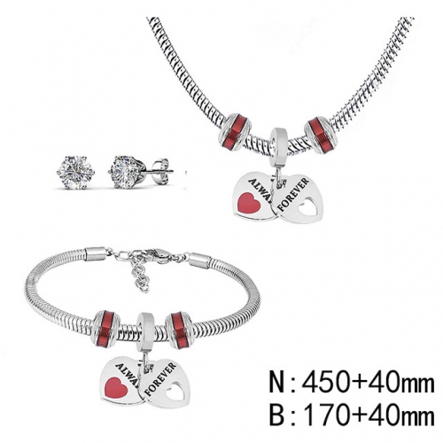 BC Wholesale Fashion DIY Jewelry Sets Stainless Steel 316L Jewelry Set NO.#SF4SPS130