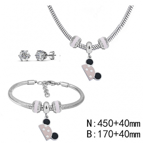 BC Wholesale Fashion DIY Jewelry Sets Stainless Steel 316L Jewelry Set NO.#SF4SPS066