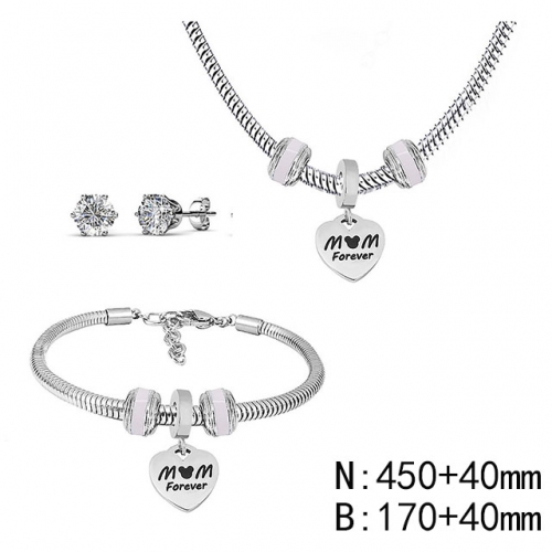 BC Wholesale Fashion DIY Jewelry Sets Stainless Steel 316L Jewelry Set NO.#SF4SPS125