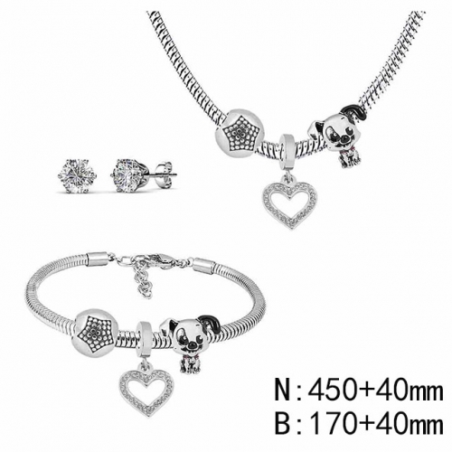 BC Wholesale Fashion DIY Jewelry Sets Stainless Steel 316L Jewelry Set NO.#SF4SPDGS090