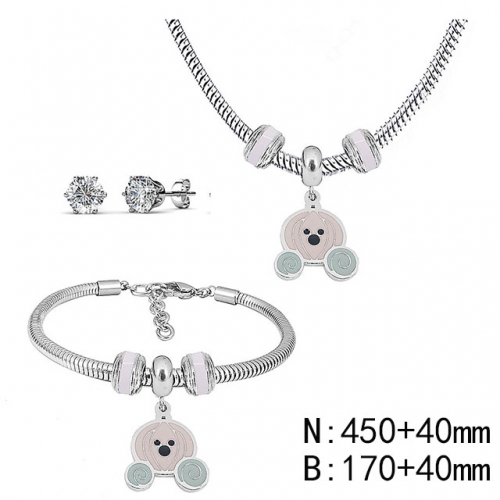 BC Wholesale Fashion DIY Jewelry Sets Stainless Steel 316L Jewelry Set NO.#SF4SPS062