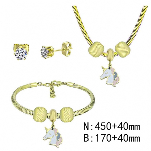 BC Wholesale Fashion DIY Jewelry Sets Stainless Steel 316L Jewelry Set NO.#SF4SPDGS193
